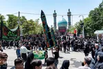 مراسم عزاداری عاشورای حسینی در آستان مقدس امامزادگان محمد (ع) و سکینه خاتون (س) کرج
