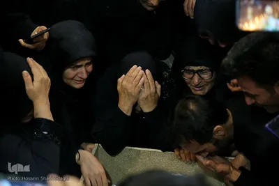 وداع با پیکر طلبه شهید مدافع امنیت مهدی زاهدلویی