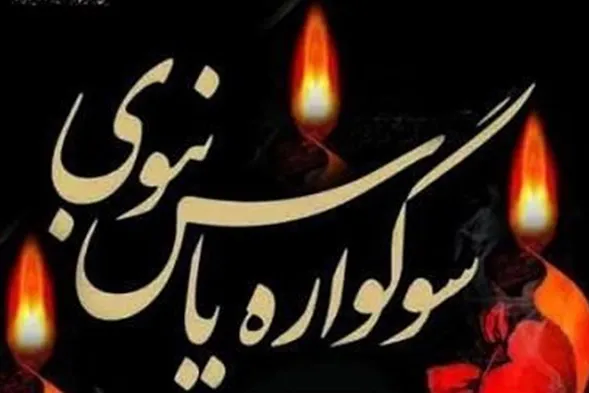سوگواره «یاس نبوی» در بارگاه مطهر امامزاده سیدحمزه(ع) کاشمر