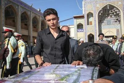 تشییع پیکر شهید امنیت در شیراز‎