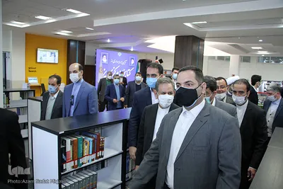 افتتاح کتابخانه مرکزی یزد با حضور معاون اول رییس جمهور