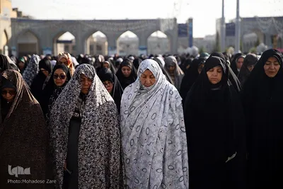  نماز عید سعید فطر در حرم مطهر رضوی