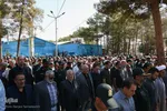 آیین تشییع و خاکسپاری پیکر مادر شهید خرازی