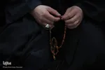 ⁨دل باختگان حسین(ع) در میعادگاه نماز ظهر عاشورا⁩