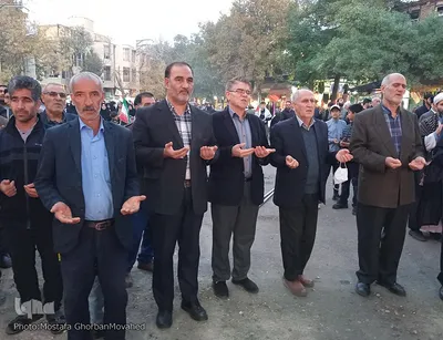 تجمع خودجوش مردم اهر در حمایت از مردم فلسطین