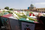 تشییع شهید بسیجی امیرحسین علیخانی در قزوین