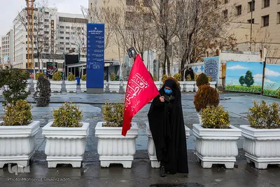 تشییع پیکر 9 شهید دفاع مقدس و مدافع حرم در مشهد
