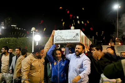 تشییع شهید گمنام در دانشگاه شیراز