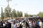 تشییع پیکر شهید هسته‌ای در یزد