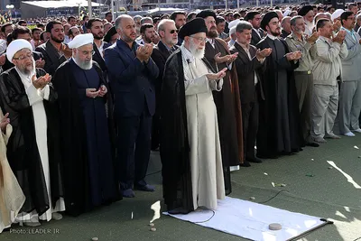 اقامه نماز عید سعید فطر به امامت حضرت آیت‌الله العظمی خامنه‌ای، رهبر معظم انقلاب اسلامی