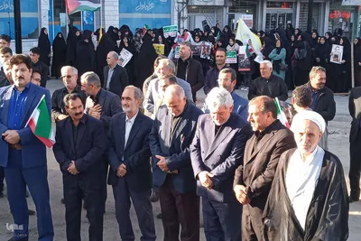 تجمع مردم اهر در محکومیت ترور شهید سیدحسن نصرالله