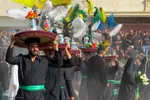 مراسم خیمه‌سوزان و مقتل‌خوانی در خمینی‌شهر اصفهان