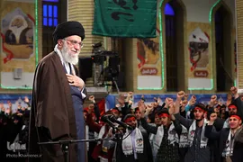 دیدار نوجوانان و جوانان عازم راهیان نور با مقام معظم رهبری