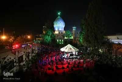 مراسم عزاداری محرم در حرم علی ابن حمزه(ع) شیراز