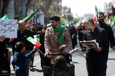 تهران در سوگ چهلمین روز شهادت رهبر شهید انقلاب اسلامی