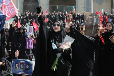 مراسم وداع با رهبر شهید انقلاب در مصلی امام خمینی (ره)
