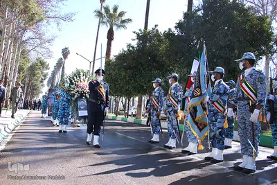 مراسم تشییع پیکر مطهر شهید سرهنگ دوم خلبان «صادق فلاحی» در شیراز‎‎