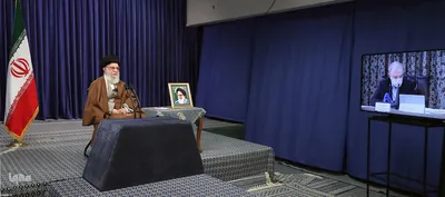 ارتباط تصویری رهبر انقلاب با ستاد ملی مبارزه با کرونا