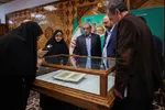 رونمایی از نسخه خطی تقلید المیت اهدایی رهبر شهید به کتابخانه رضوی