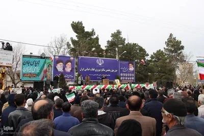 حماسه حضور مردم ملایر راهپیمایی ۲۲ بهمن