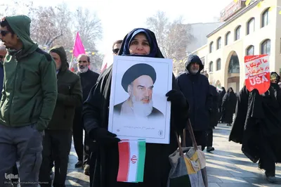 حضور باشکوه مردم همدان در راهپیمایی یوم الله ۲۲ بهمن‎