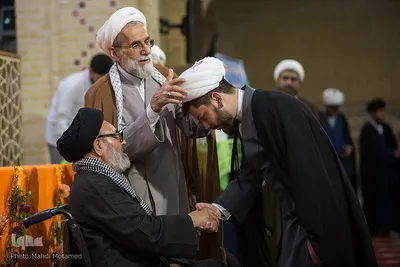 عمامه گذاری جمعی از طلاب استان قزوین