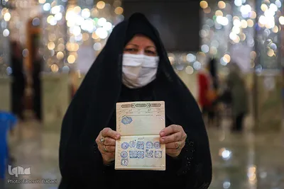 ساعات پایانی انتخابات۱۴۰۰ در حرم امام زاده حسن(ع)