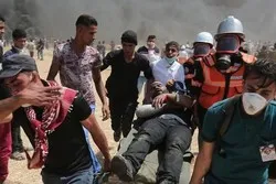 Gaza : Des dizaines de Palestiniens blessés par les forces de l’occupation