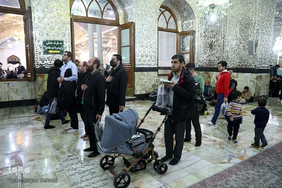 شب لیلة‌الرّغائب در آستان مقدس حضرت عبدالعظیم(ع)