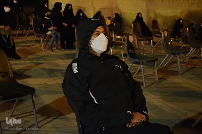 عزداری شب هشتم ماه محرم در مسجد کبود‎‎
