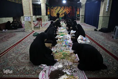 آئین رزق زائر اربعین حسینی در بقعه شیخ طرشتی