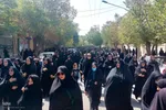 پیادروی جاماندگان اربعین حسینی در نایین
