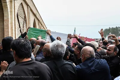 تشییع دریابان پاسدار شهید علیرضا تنگسیری در آبادان