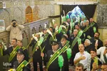 گلباران حرم شاهچراغ در شب ولادت امام رضا( ع‎‎)