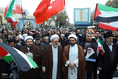 راهپیمایی مردم تبریز در محکومیت جنایت تروریستی کرمان‎