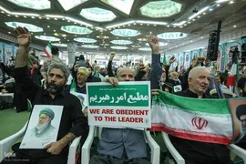 مراسم باشکوه اربعین شهدای اقتدار جنگ تحمیلی ۱۲ روزه