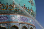 آیین شست و شوی گنبد مسجد جمکران