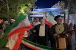 اجتماع دانشگاهیان دانشگاه تبریز در حمایت از آرمان‌های انقلاب