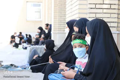 عزاداری روز تاسوعا در امام زادگان باقریه(ع) بیرجند