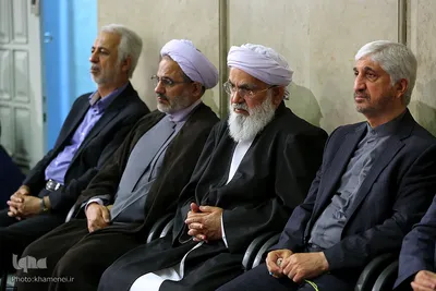 دیدار خانواده‌های شهدای منا با رهبر معظم انقلاب