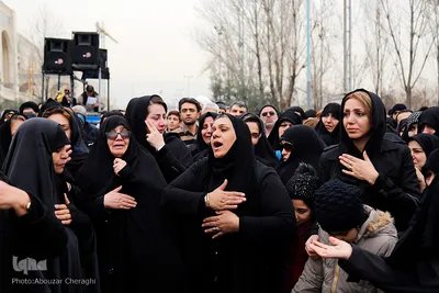 تشییع پیکر سه تن از شهدای کشتی سانچی