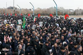 تشییع پیکر شهدا در اصفهان‎‎