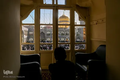 مراسم دعای عرفه در حرم مطهر رضوی