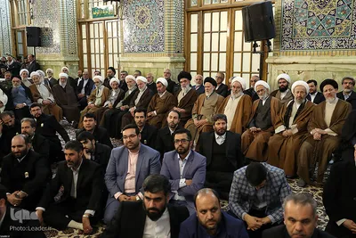 سخنرانی رهبر انقلاب در اجتماع عظیم زائران و مجاوران حرم مطهر رضوی(ع)