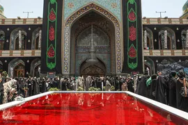 مراسم تاسوعای حسینی در امام زاده صالح(ع) تجریش