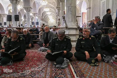 مراسم بزرگداشت شهدای حمله تروریستی تهران