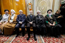 مراسم وداع با پیکر آیت الله هاشمی شاهرودی