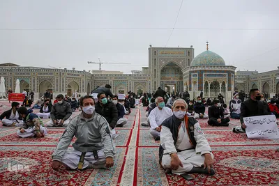 تجمع ورزشکاران مشهدی در محکومیت هتک حرمت به ائمه اطهار(ع)
