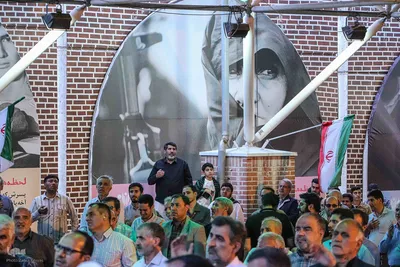 مراسم دعای عرفه در گلزارشهدای وادی رحمت تبریز‎