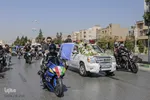 تشييع و خاكسپاري پيكر جانباز قهرمان بهمن گلبارنژاد